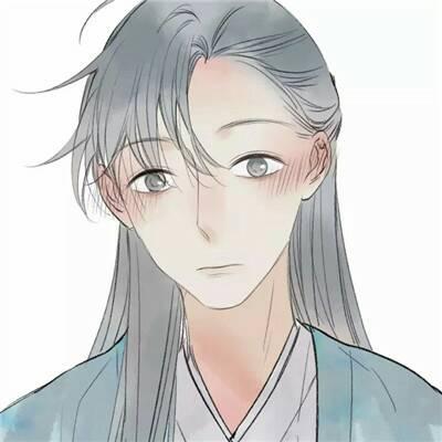 喜欢是新鲜感爱是归属感(卡通动漫男生头像古风唯美意境)图1