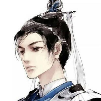 喜欢是新鲜感爱是归属感(卡通动漫男生头像古风唯美意境)图4