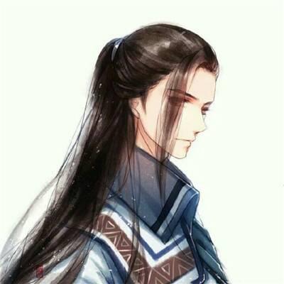 喜欢是新鲜感爱是归属感(卡通动漫男生头像古风唯美意境)图11