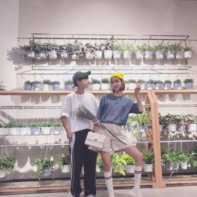 风吹动你的月光吹皱我一池春浪(最新情头专用双人可爱搞怪)