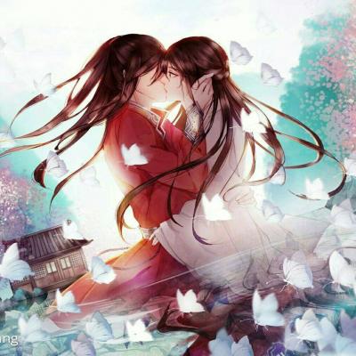 勉强的感情是不能带来快乐的(深情款款的唯美情侣古风头像两张)图