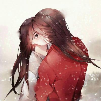 勉强的感情是不能带来快乐的(深情款款的唯美情侣古风头像两张)图1