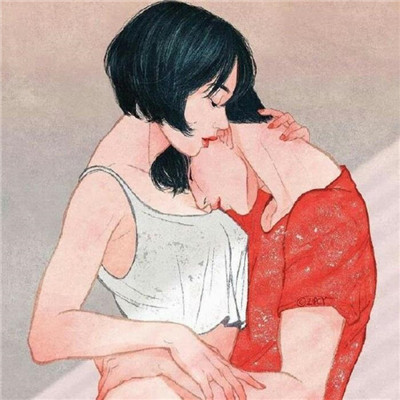 无你不爱无你不做(超甜韩国情侣漫画头像最新精选)图10