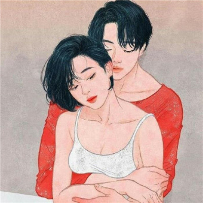无你不爱无你不做(超甜韩国情侣漫画头像最新精选)图11