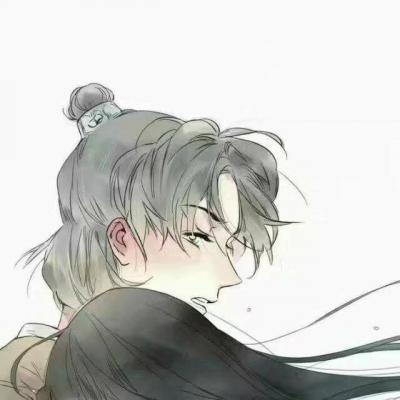 不吵不闹不代表我不在乎(情侣古风头动漫像两张一男一女唯美)