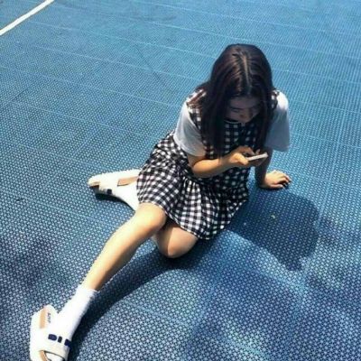 日暮月升星辰是你(情侣个性头像一男一女两张分开清新自然)图10