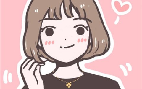 你一直是我最温暖踏实的一部分(可爱女生素描手绘头像)