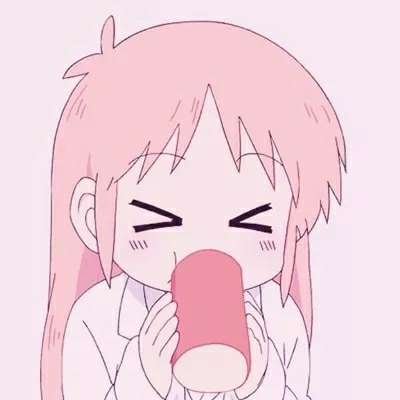 想像个小朋友一样和你交换喜欢(女生头像萌系粉色超清动漫)图