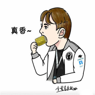 王思聪吃玉米卡通搞怪头像(王思聪吃玉米头像大全)图2