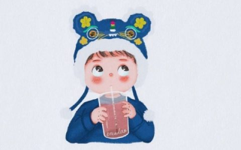 适合新年的情侣卡通小头像(鼠年情侣头像一对)