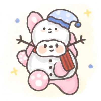要是能在一起看雪就好了(圣诞节可爱的组团开黑卡通头像)