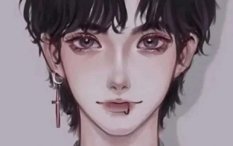 生活就是我们隔着朋友圈相互羡慕(简单二次元卡通情侣头像)