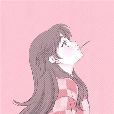 去见你的路上风都是甜的(超甜卡通情侣头像粉红少女心)