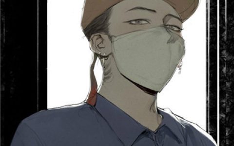 三岁学说话一生学闭嘴(快手头像男生霸气戴口罩动漫)