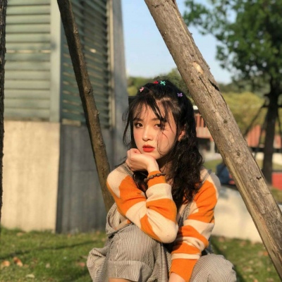 我爱你没有句号(抖阴橙色系女生头像大全可爱)图2