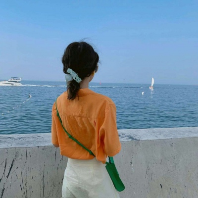 我爱你没有句号(抖阴橙色系女生头像大全可爱)图9