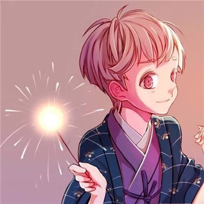 愿世间所有的美好都如约而至(情侣头像动漫二次元一男一女)