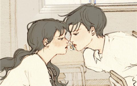 太多无可奈何何不一笑而过(韩国插画头像甜蜜情侣)