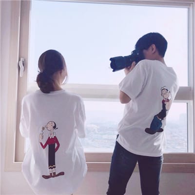江山多娇也比不过你的微笑(最新版非主流黑白风格情侣头像)