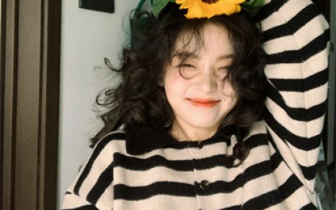 笑容开心女头氛围高清治愈系可爱女头(好开心好阳光女头真人优质)