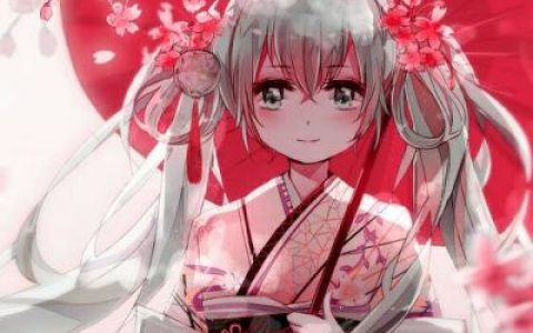 热浪尽褪徒留欢心(动漫卡通二次元头像女生唯美梦幻)