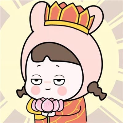 不笑运气差一笑脸就大(佛系少女头像图片精选)