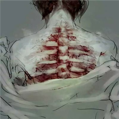 恐怖的男生卡通动漫头像(动漫头像男生冷酷嗜血重口味)