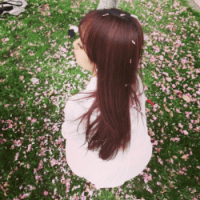 长发背影头像 女生(小清新微博头像)