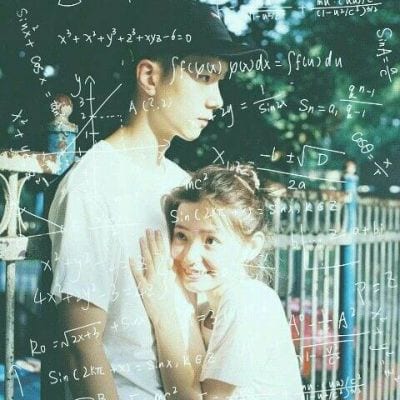 带公式的情侣头像精选(小清新头像情侣带字头像大全)