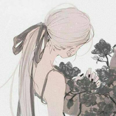 总有那么一个人是在等你的(强迫症头像女生卡通图片)