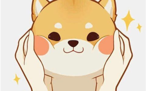 只要你需要我就在这里(柴犬卡通头像魔性笑容热门)