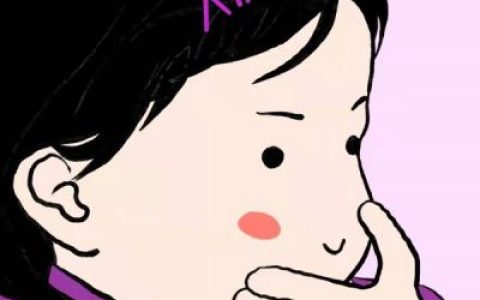 时光清浅安静和热闹我都喜欢(很俏皮简单可爱的女生卡通头像)