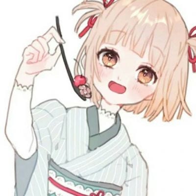喜欢和你一样甚至融为一体(卡通动漫女生小清新头像)