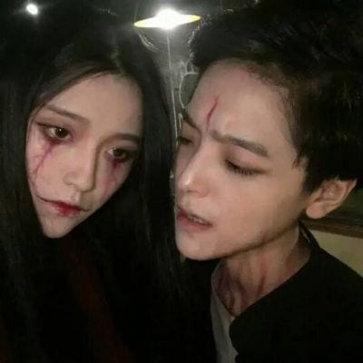 搞怪重口味的万圣节头像(万圣节恐怖头像情侣一对)