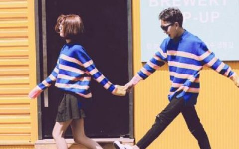小清新情侣头像一男一女(青春有活力情侣头像两人在一起的)