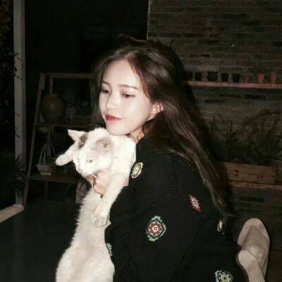 喜爱小动物的可爱女生合照头像(甜美女生抱宠物的可爱头像)