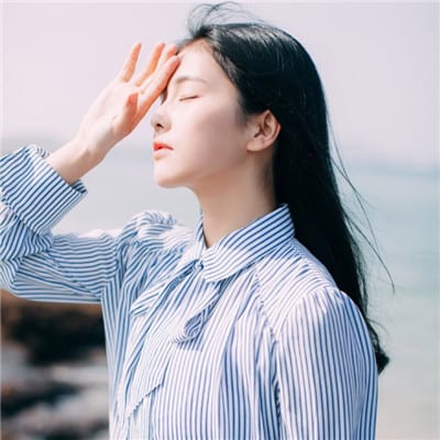 我已习惯悲伤带来的疼痛感(小清新唯美长发头像)
