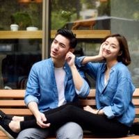 山水之间终会相遇只为缘分(时尚抖阴空间情侣头像唯美图片)