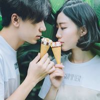 一场恋爱一辈子(情侣头像一对两张唯美恩爱小幸福)