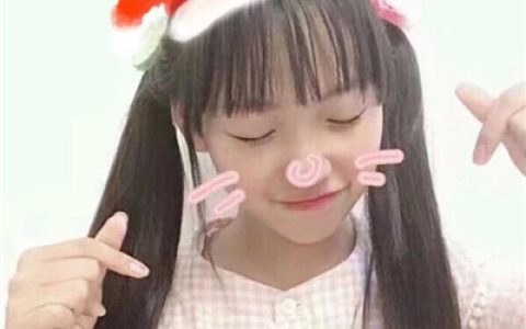 圣诞小红帽头像最新版(戴圣诞帽的头像女生高清大图)