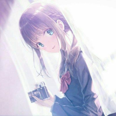 不敢勉强你只好为难自己(动漫少女图片可爱唯美头像)