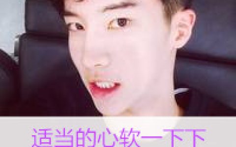 适当的心软一下下(很养眼的男生陌陌头像带字的)