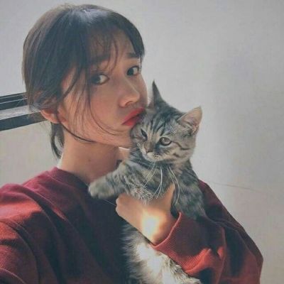 好想你但又不敢去打扰你(漂亮女生怀抱可爱小动物头像大全)