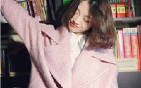 一帘红雨桃花谢(小清新个性齐肩短发女生头像)