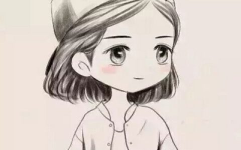 道理谁都懂谁也做不到(可爱萌萌哒素描头像女生卡通)