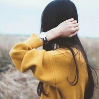 你说我是你的一半(长发女生头像小清新文艺范)