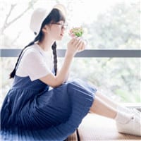 风铃摇动的是我对你的思念(小清新森系可爱萌妹子头像)