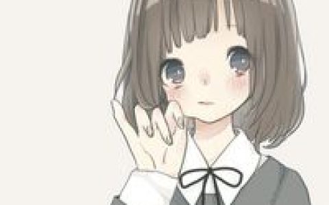记忆里散发微弱却温暖的光(卡通头像女生可爱萌短发少女)