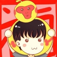 超可爱的动漫情侣头像(猴年情侣头像一左一右)