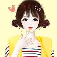 哭了那么多次最终还是一个人走(漫画头像女生唯美清纯可爱系列)